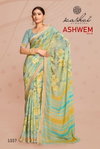 Ashwem Vol 5 By Kashvi Dull Moss Viscose Printed Daily Wear Sarees Wholesale Price In Surat